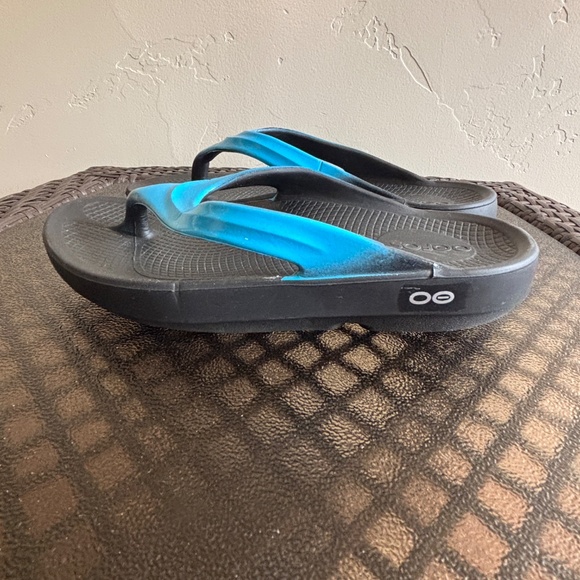 Oofos OoLaLa Sport Thong Comfort Sandals Size 8 EU 39 - Picture 6 of 11
